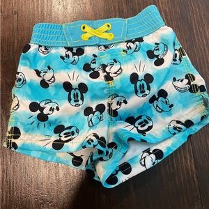 Boys Mickey Swim Trunks